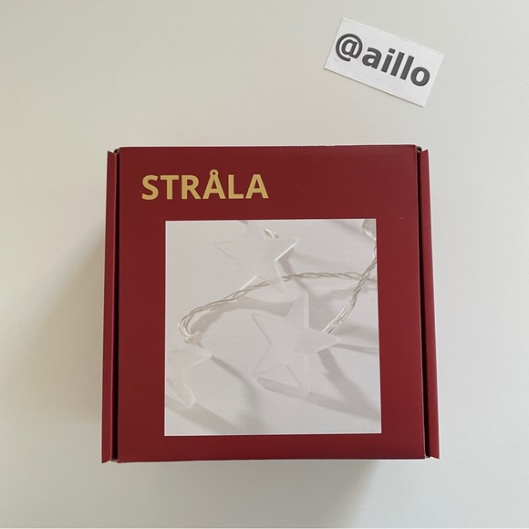 IKEA STRALA LED String light curtain, 48 lights, outdoor star - Picture 4 of 17